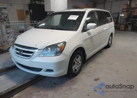 2007 Honda Odyssey Ex-L z USA, uszkodzony, nr VIN 5FNRL38787B417962